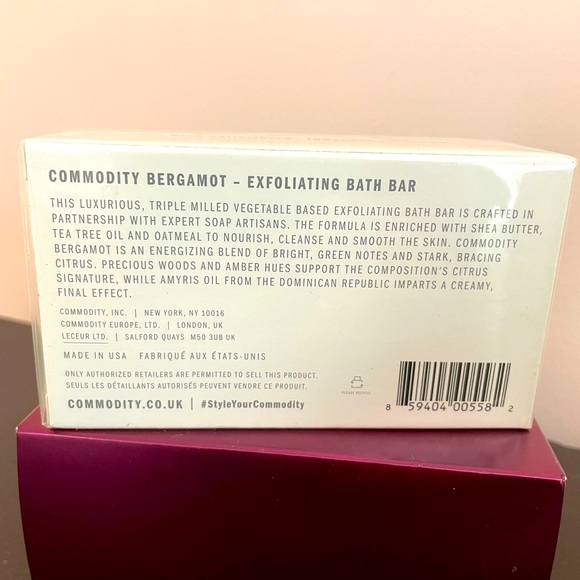 Commodity Bergamot Exfoliating Bath Bar - Picture 2 of 2